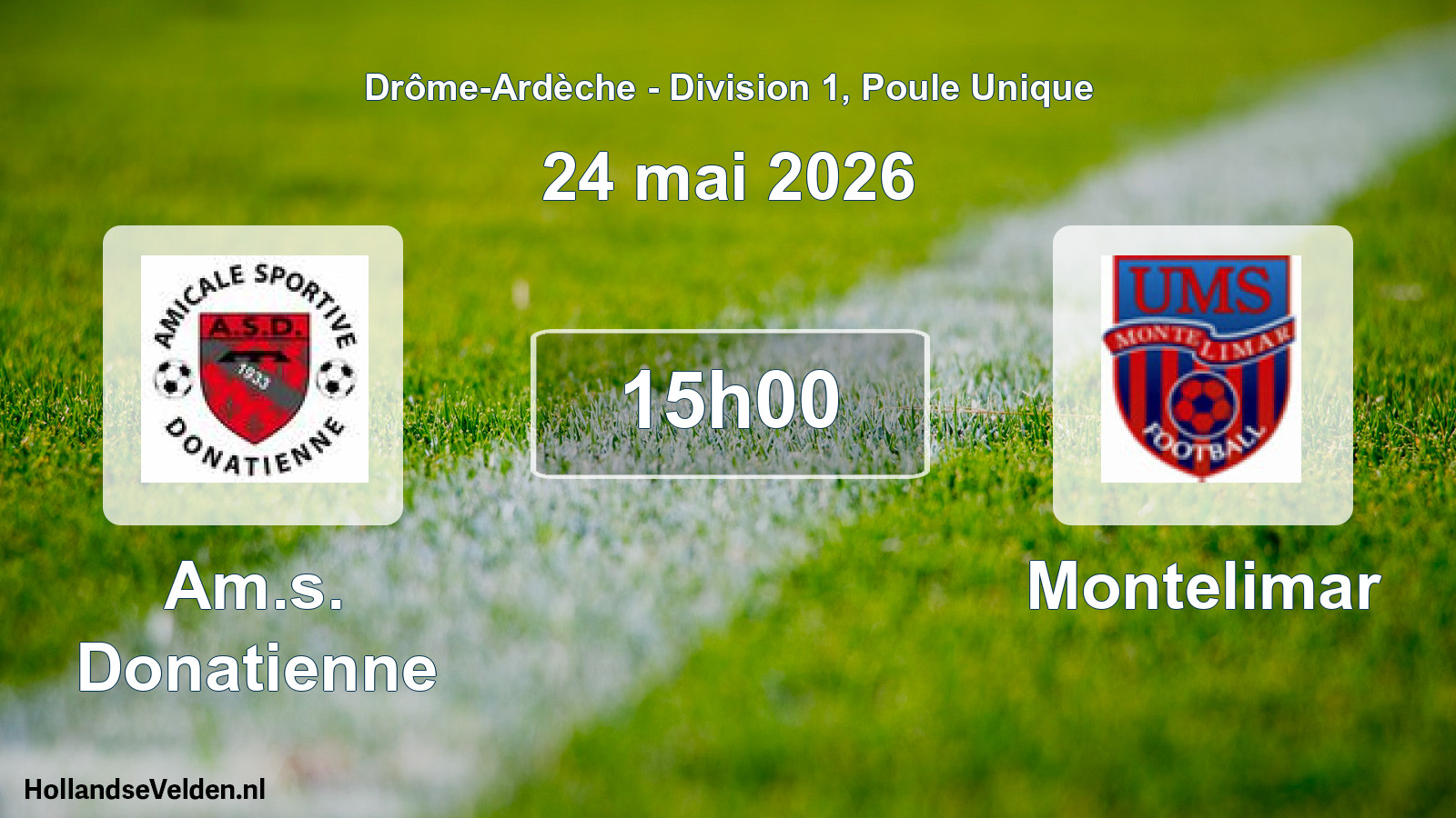 Scheduled Match: Am.s. Donatienne - Montelimar (24 May 2026)