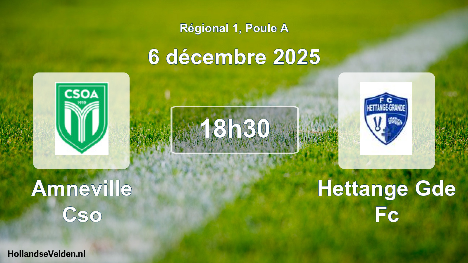 Scheduled Match: Amneville Cso - Hettange Gde Fc (6 December 2025)