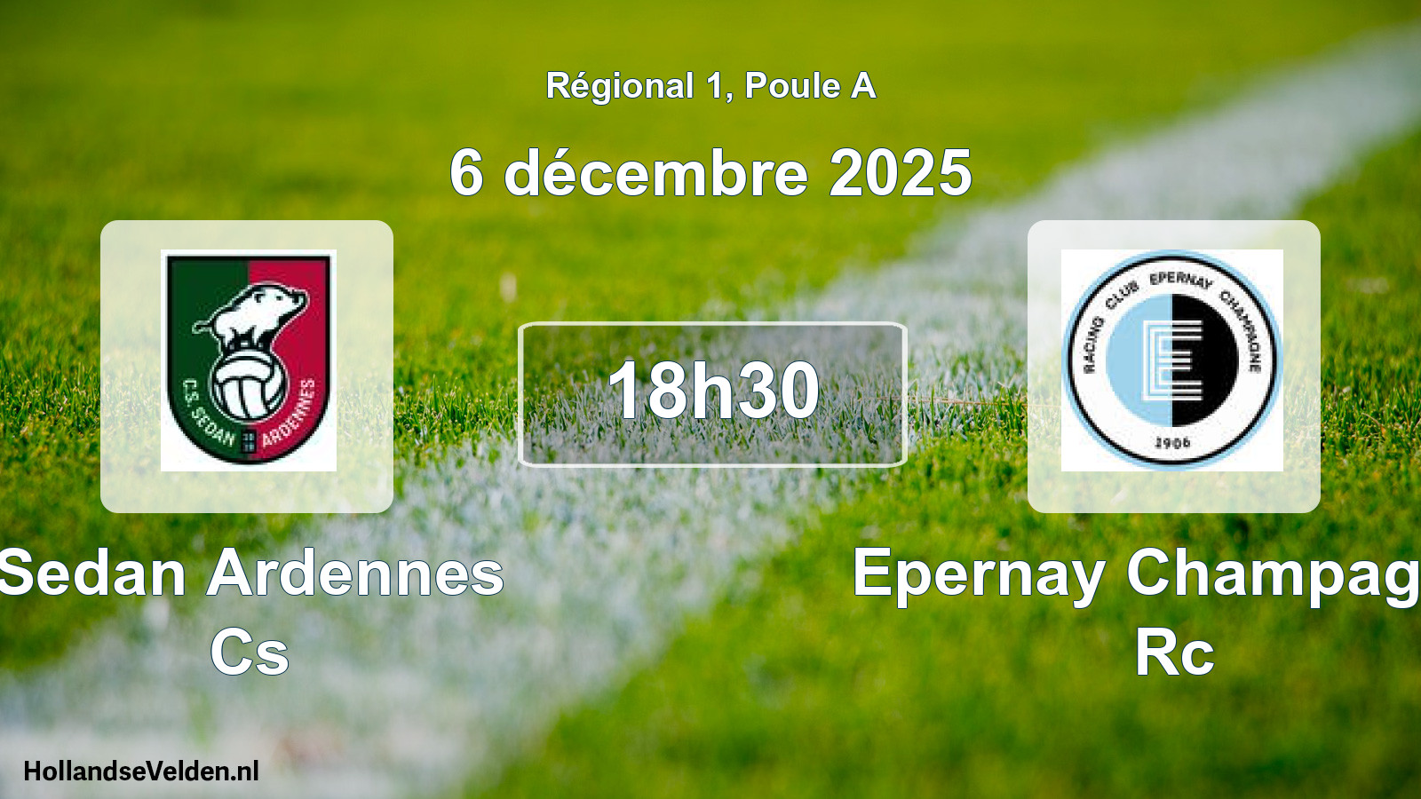 Scheduled Match: Sedan Ardennes Cs - Epernay Champagne Rc (6 December 2025)