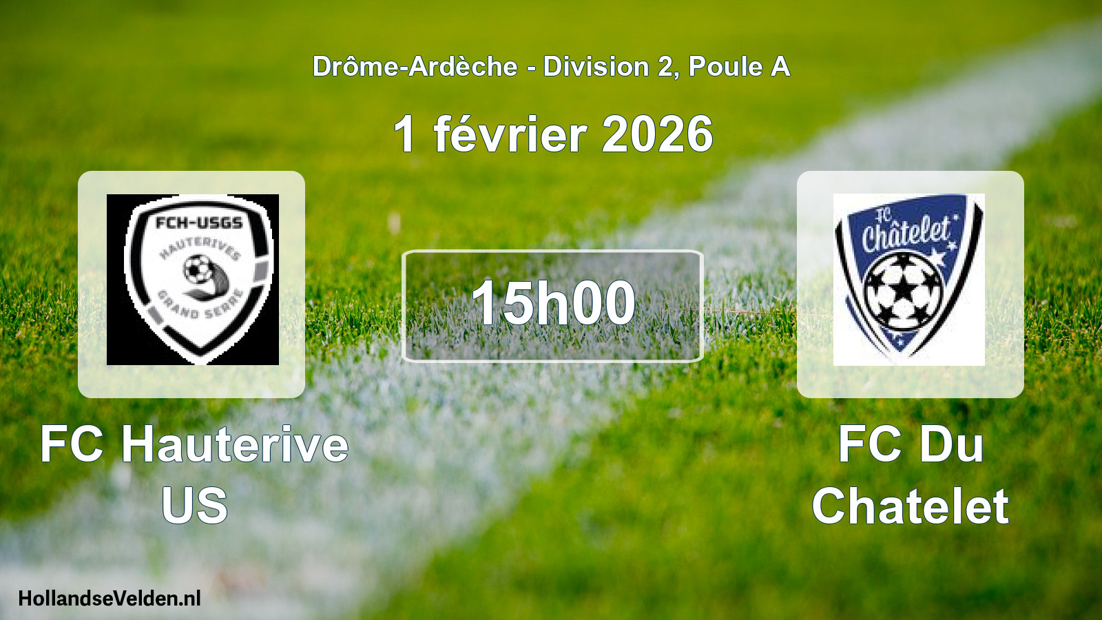 Scheduled Match: FC Hauterive US - FC Du Chatelet (1 February 2026)
