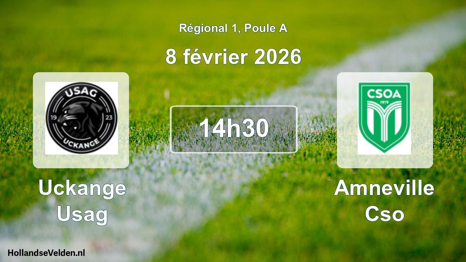 Scheduled Match: Uckange Usag - Amneville Cso (8 February 2026)