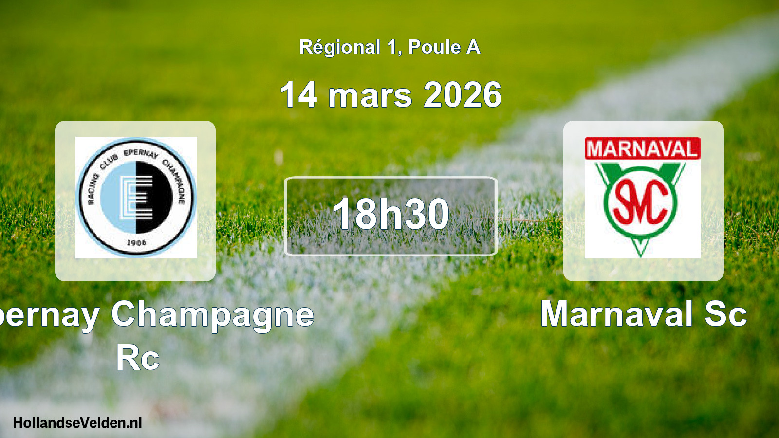 Geplande wedstrijd: Epernay Champagne Rc - Marnaval Sc (14 mars 2026)
