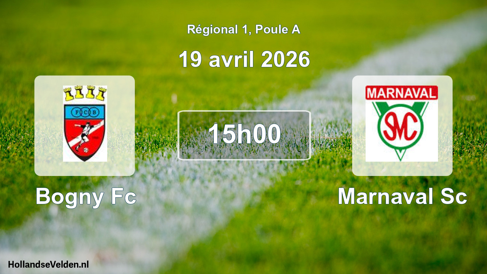Scheduled Match: Bogny Fc - Marnaval Sc (19 April 2026)