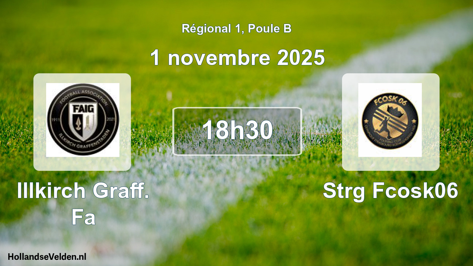 Scheduled Match: Illkirch Graff. Fa - Strg Fcosk06 (1 November 2025)