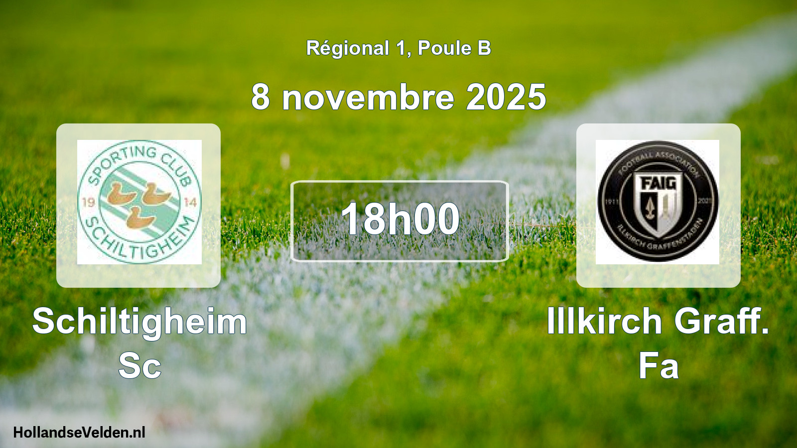 Scheduled Match: Schiltigheim Sc - Illkirch Graff. Fa (8 November 2025)