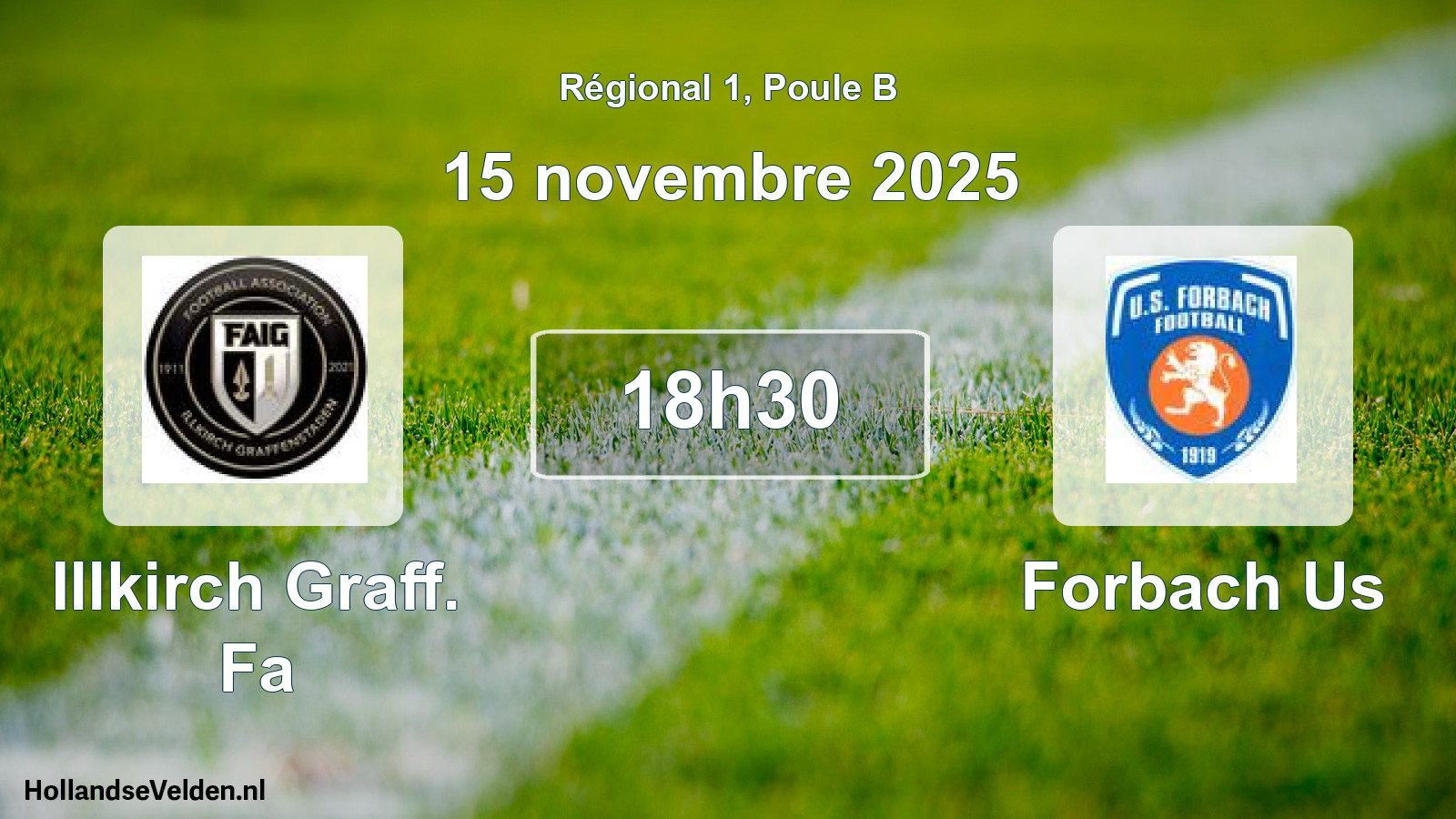 Scheduled Match: Illkirch Graff. Fa - Forbach Us (15 November 2025)