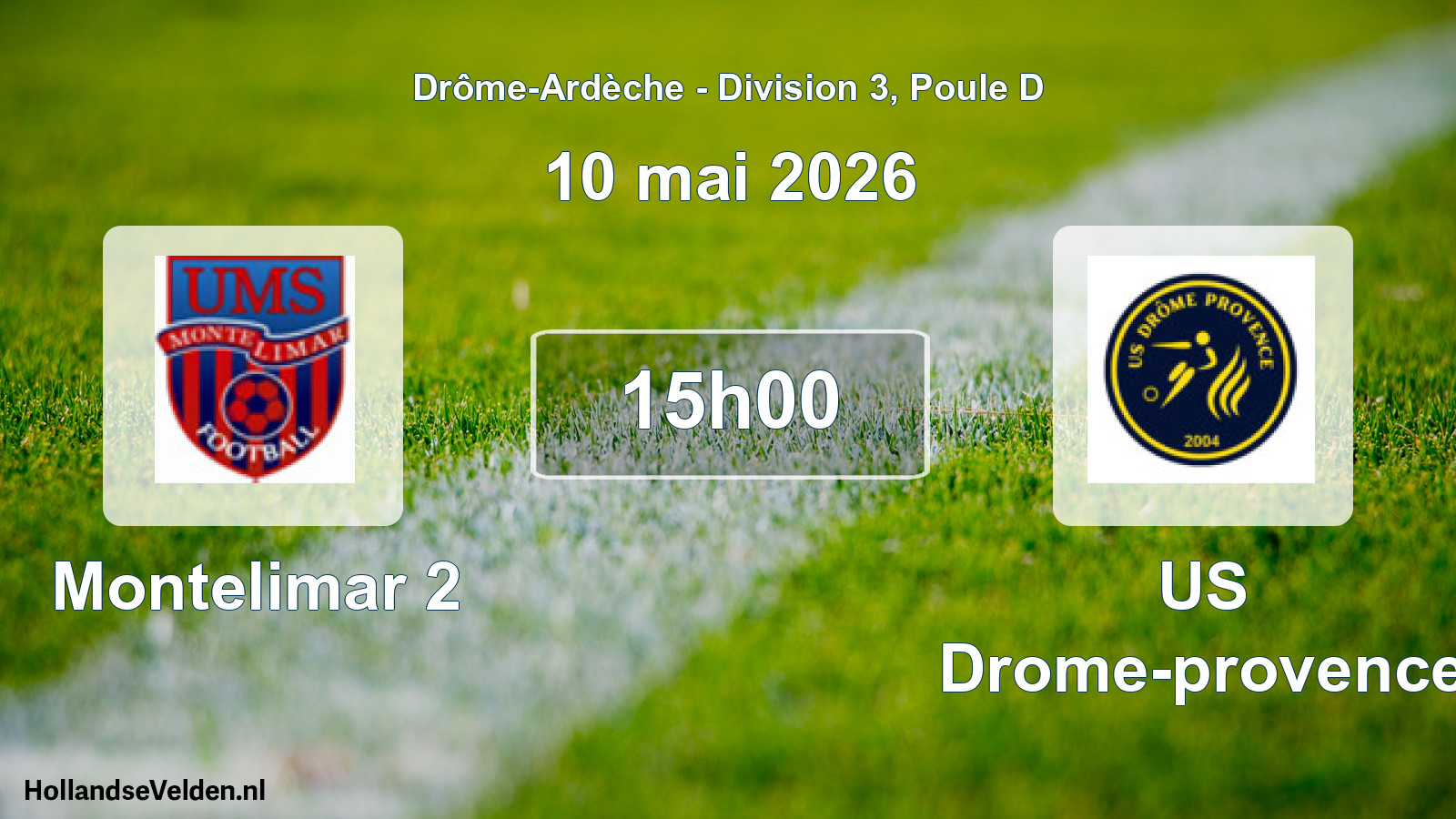 Geplande wedstrijd: Montelimar 2 - US Drome-provence (10 mei 2026)