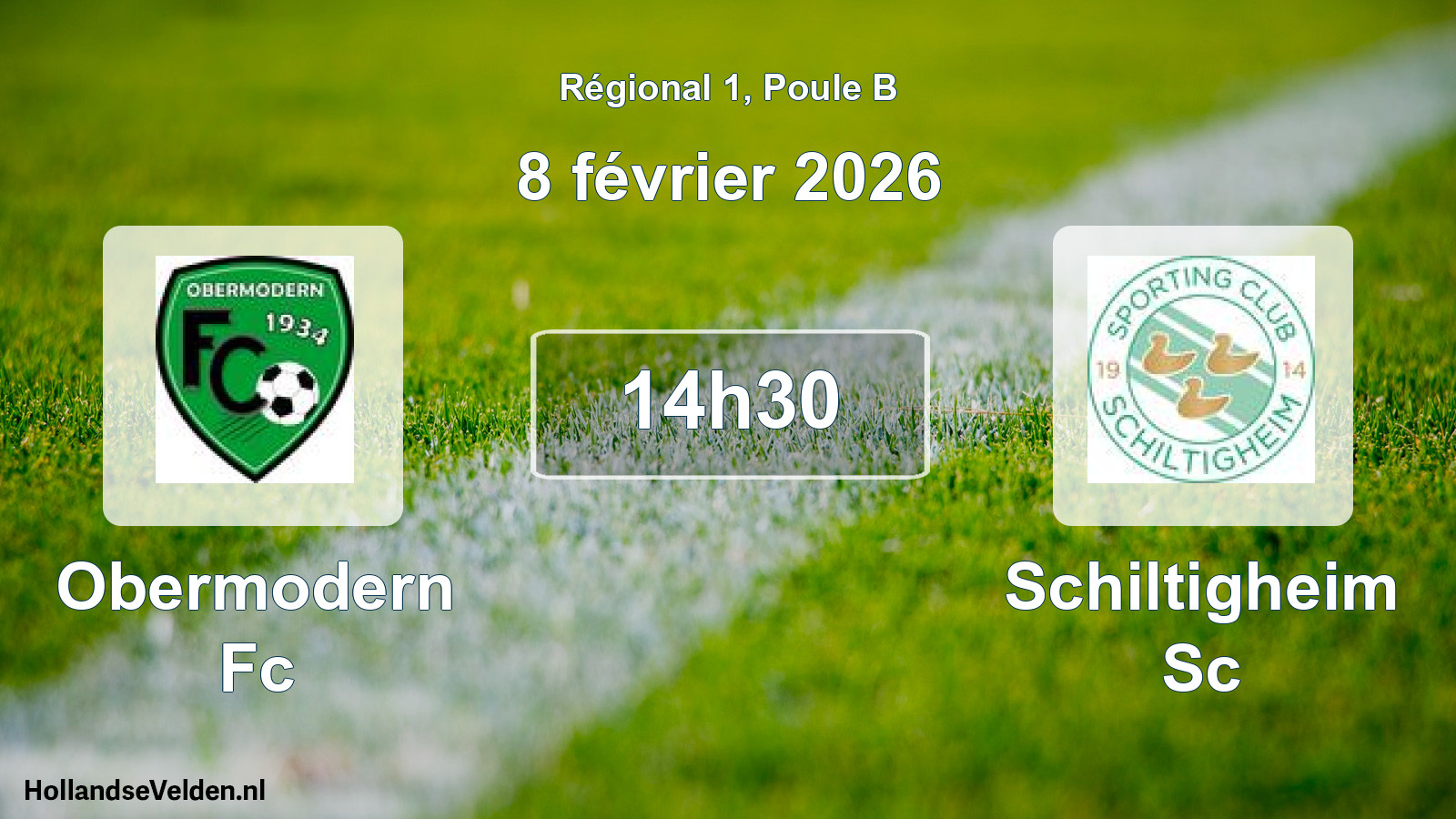 Scheduled Match: Obermodern Fc - Schiltigheim Sc (8 February 2026)
