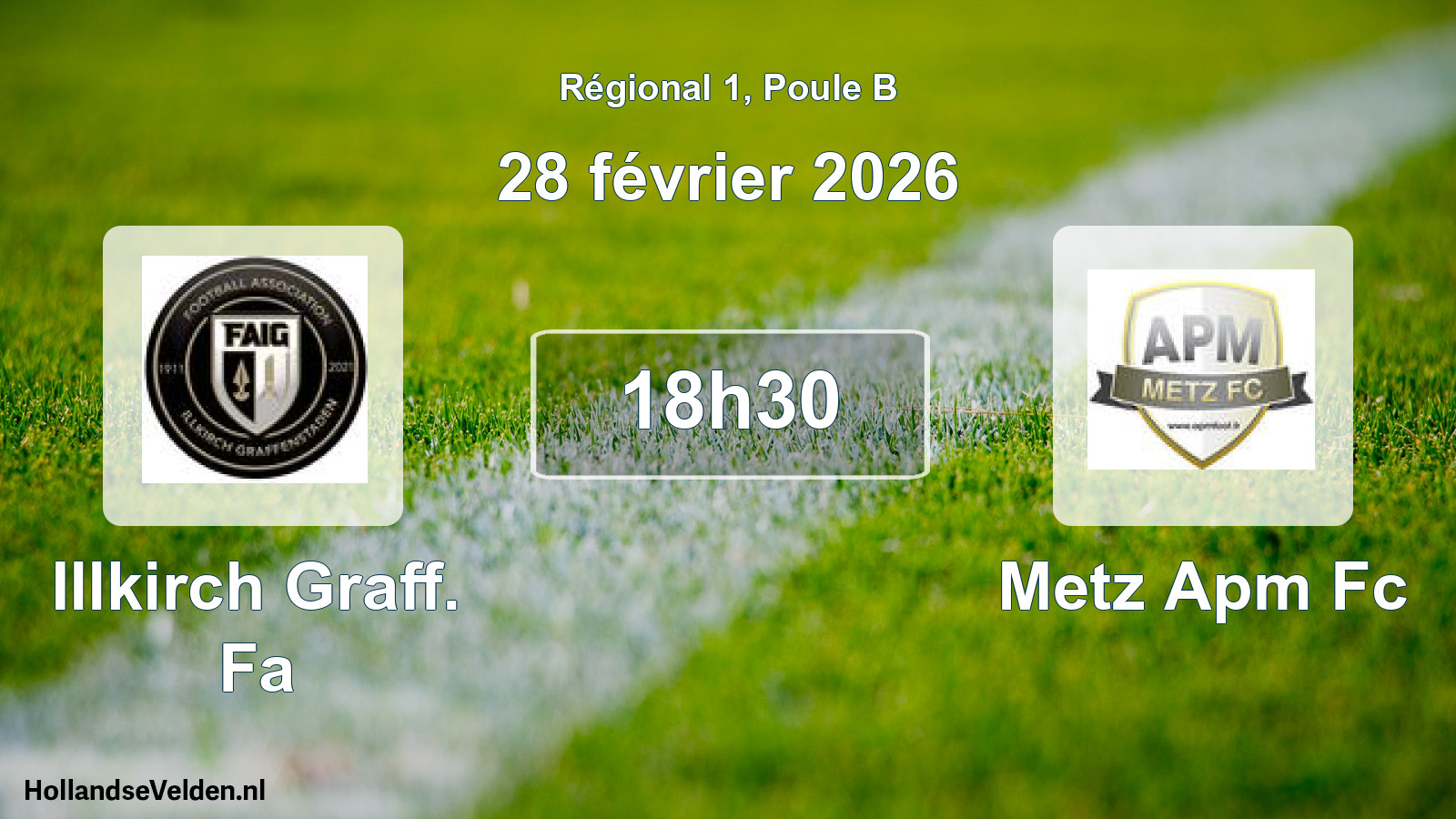 Geplande wedstrijd: Illkirch Graff. Fa - Metz Apm Fc (28 février 2026)