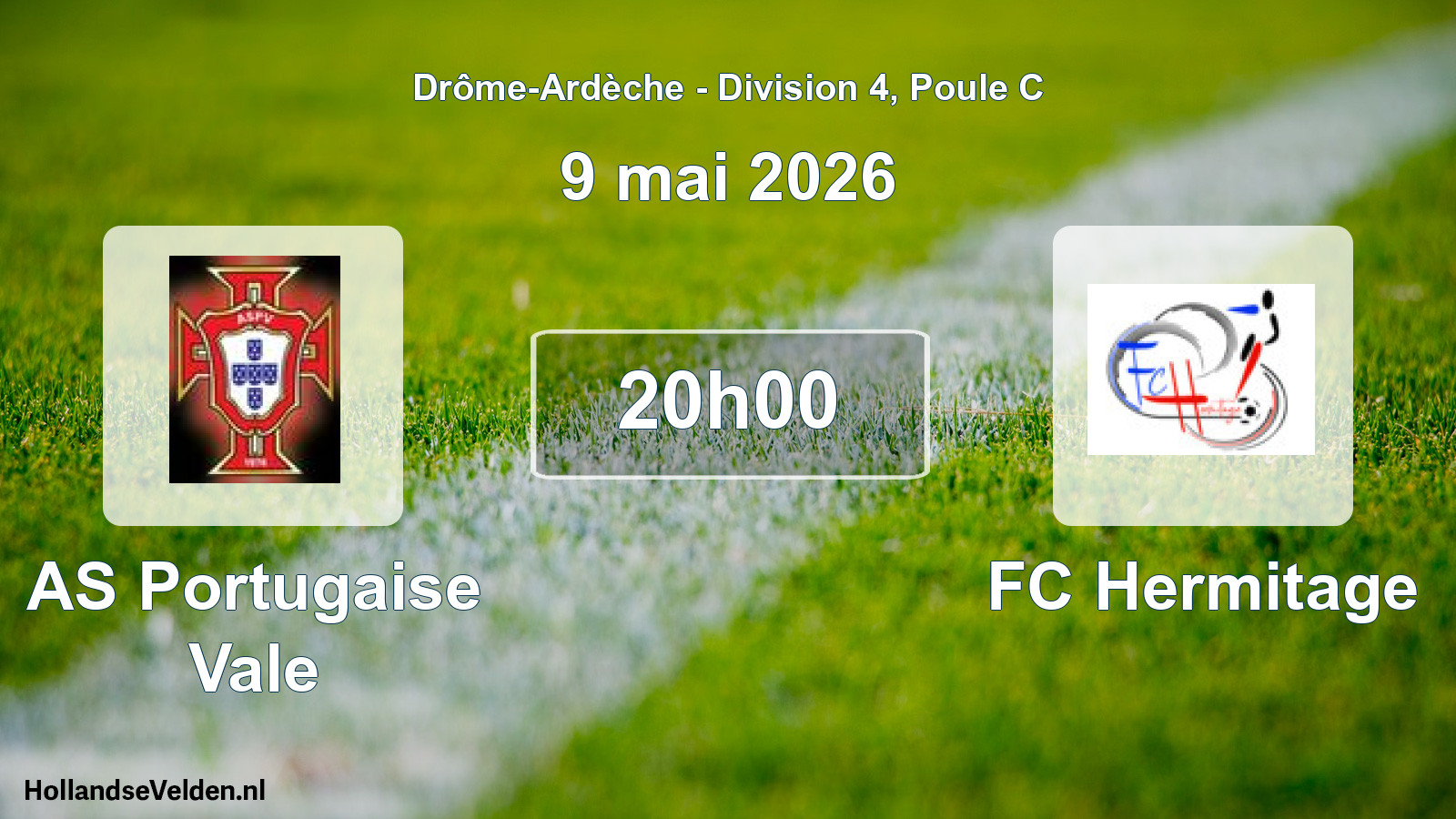 Scheduled Match: AS Portugaise Vale - FC Hermitage (9 May 2026)