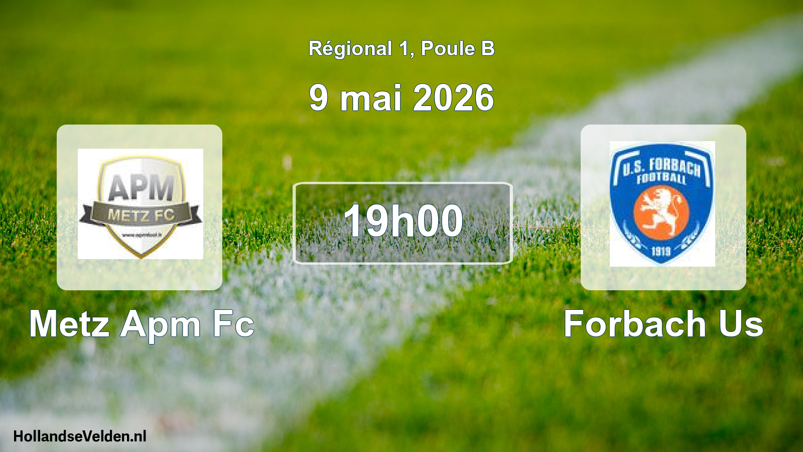 Scheduled Match: Metz Apm Fc - Forbach Us (9 May 2026)