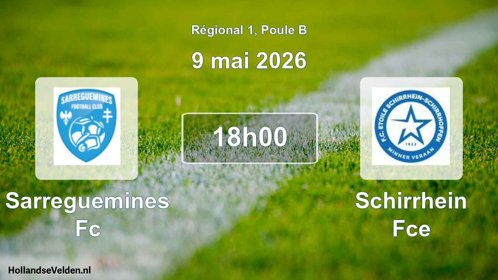 Scheduled Match: Sarreguemines Fc - Schirrhein Fce (9 May 2026)