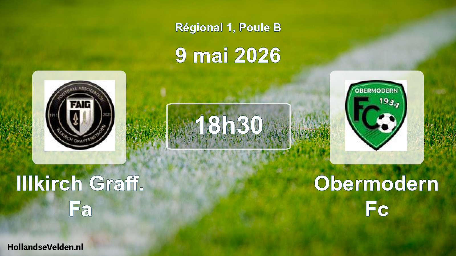 Scheduled Match: Illkirch Graff. Fa - Obermodern Fc (9 May 2026)