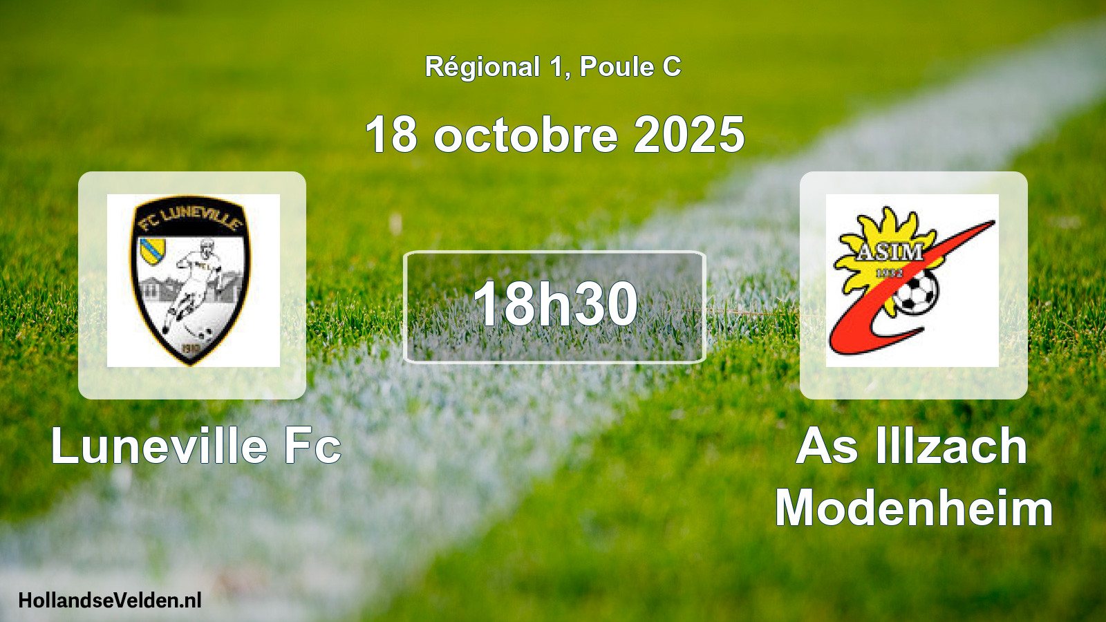 Geplande wedstrijd: Luneville Fc - As Illzach Modenheim (18 octobre 2025)