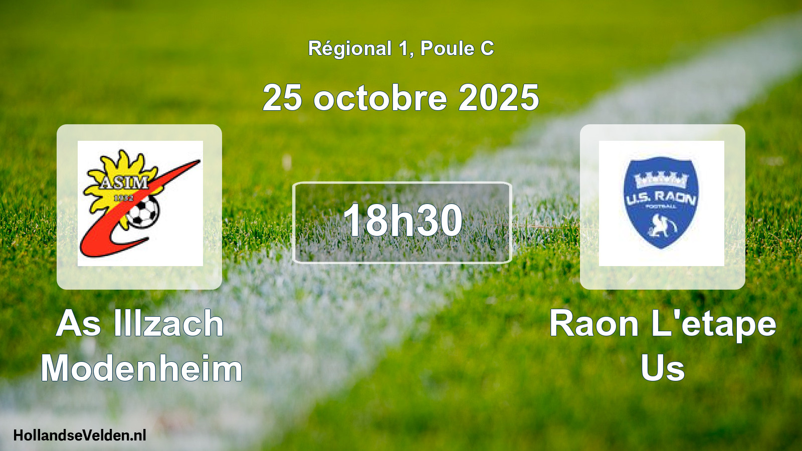 Scheduled Match: As Illzach Modenheim - Raon L'etape Us (25 October 2025)