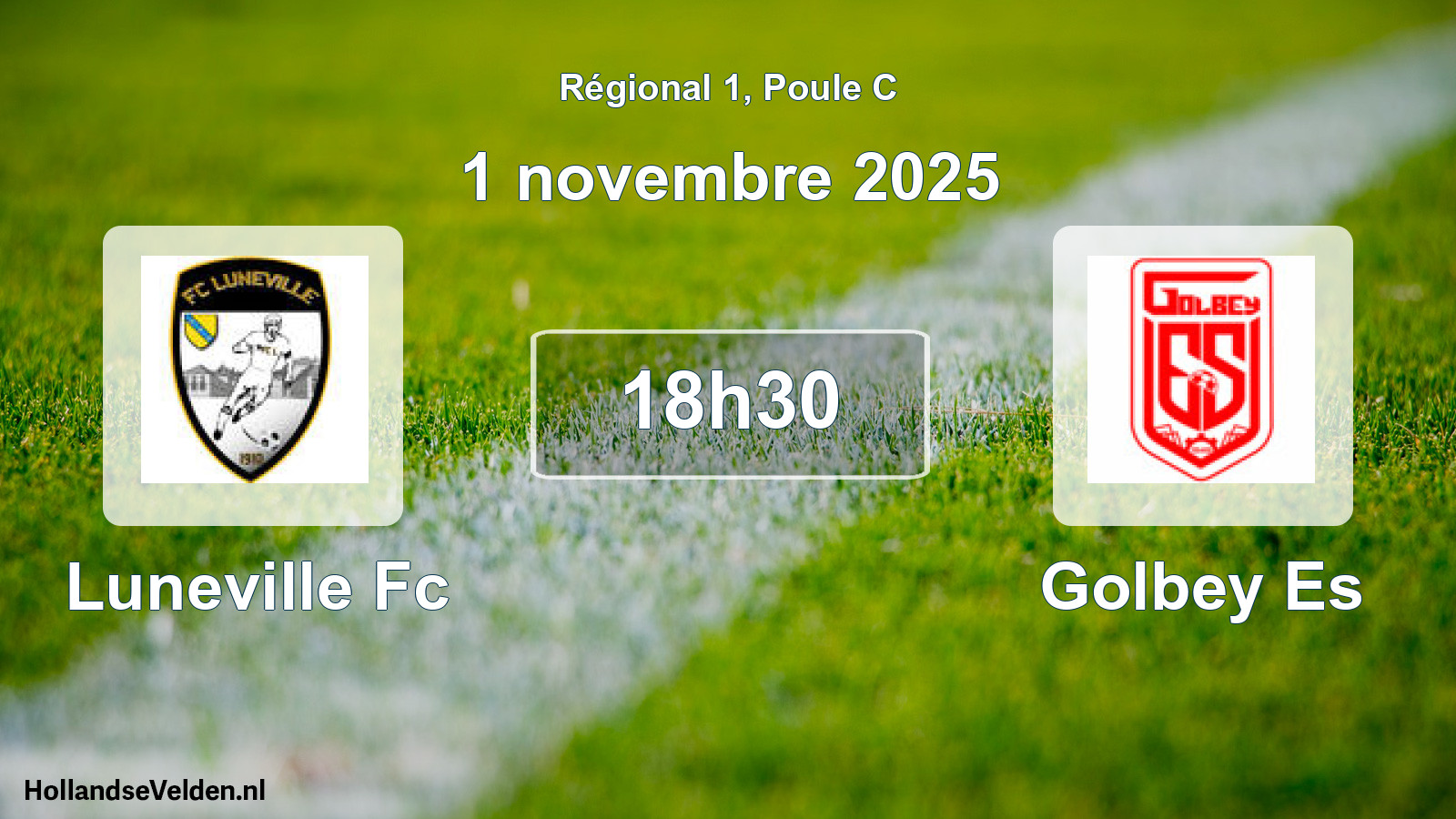 Geplande wedstrijd: Luneville Fc - Golbey Es (1 novembre 2025)