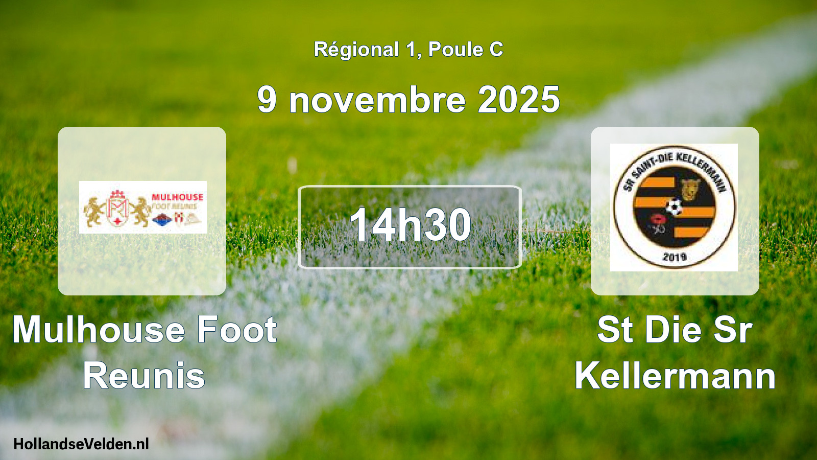 Scheduled Match: Mulhouse Foot Reunis - St Die Sr Kellermann (9 November 2025)