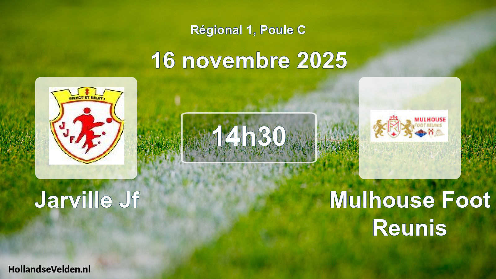 Scheduled Match: Jarville Jf - Mulhouse Foot Reunis (16 November 2025)