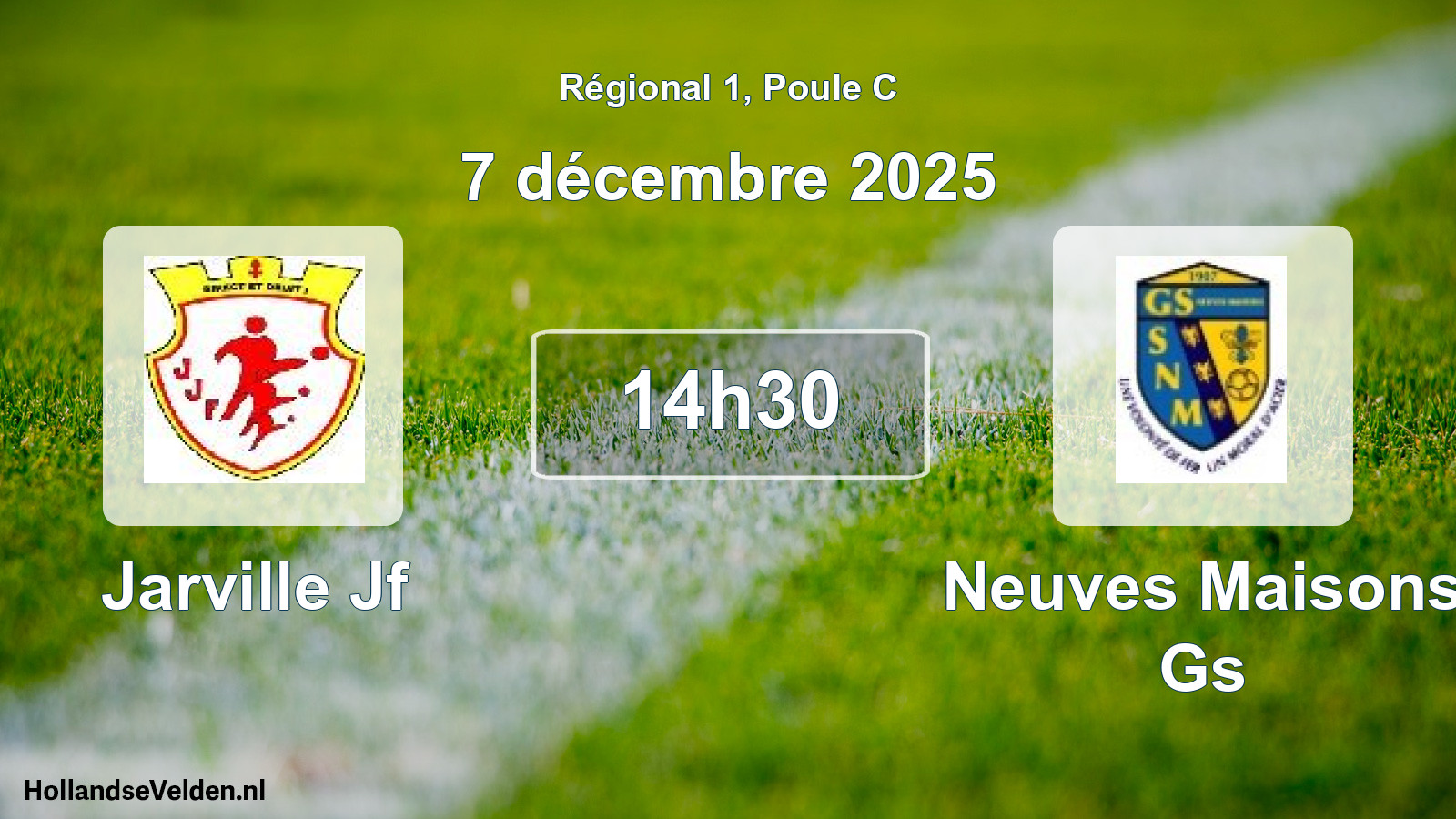 Scheduled Match: Jarville Jf - Neuves Maisons Gs (7 December 2025)