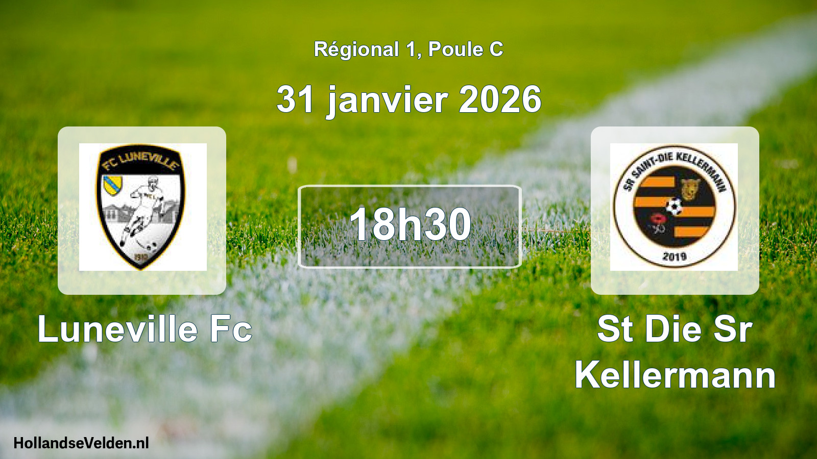 Geplande wedstrijd: Luneville Fc - St Die Sr Kellermann (31 januari 2026)