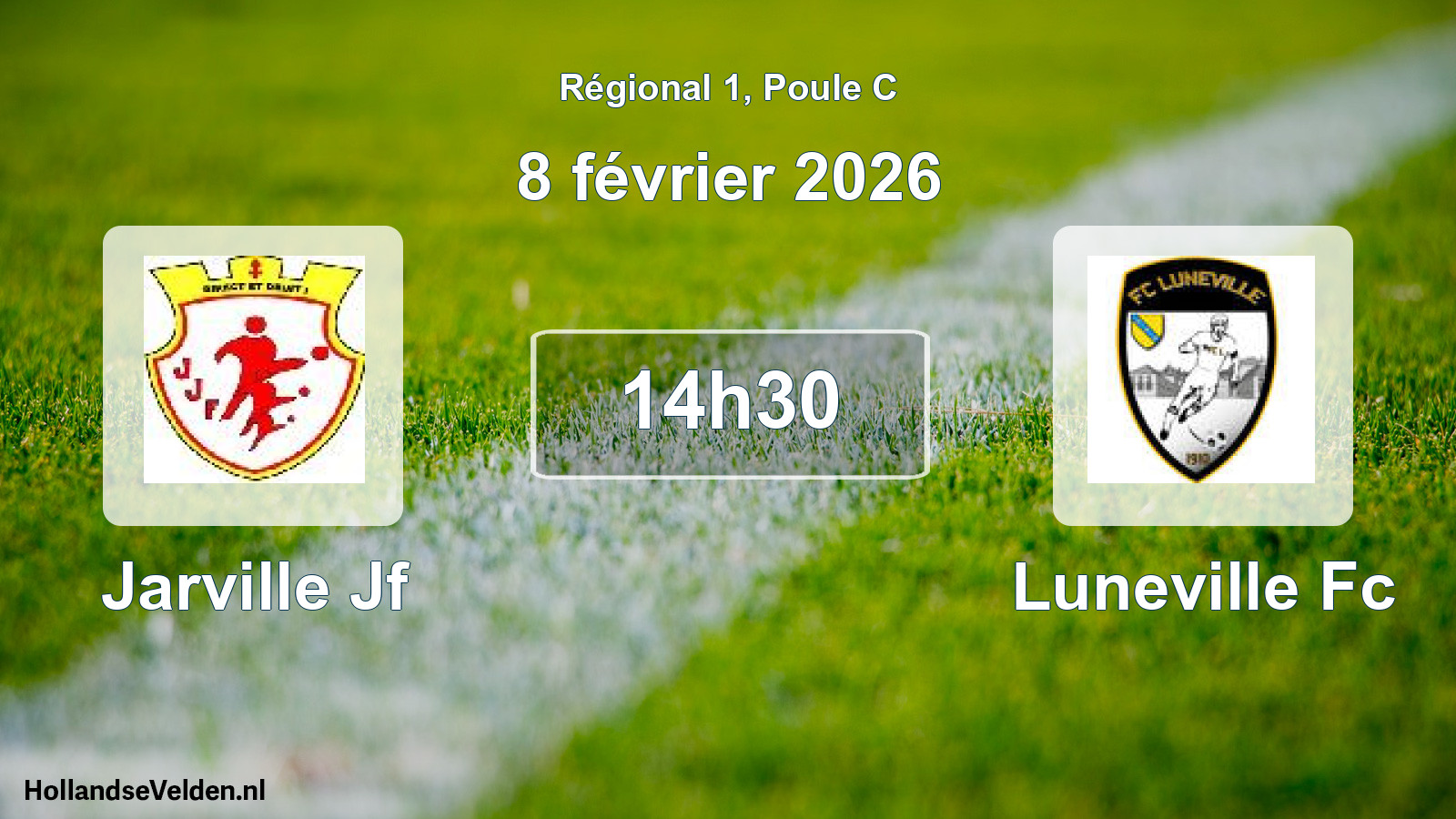 Geplande wedstrijd: Jarville Jf - Luneville Fc (8 février 2026)