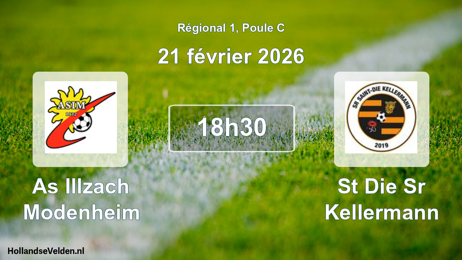 Scheduled Match: As Illzach Modenheim - St Die Sr Kellermann (21 February 2026)