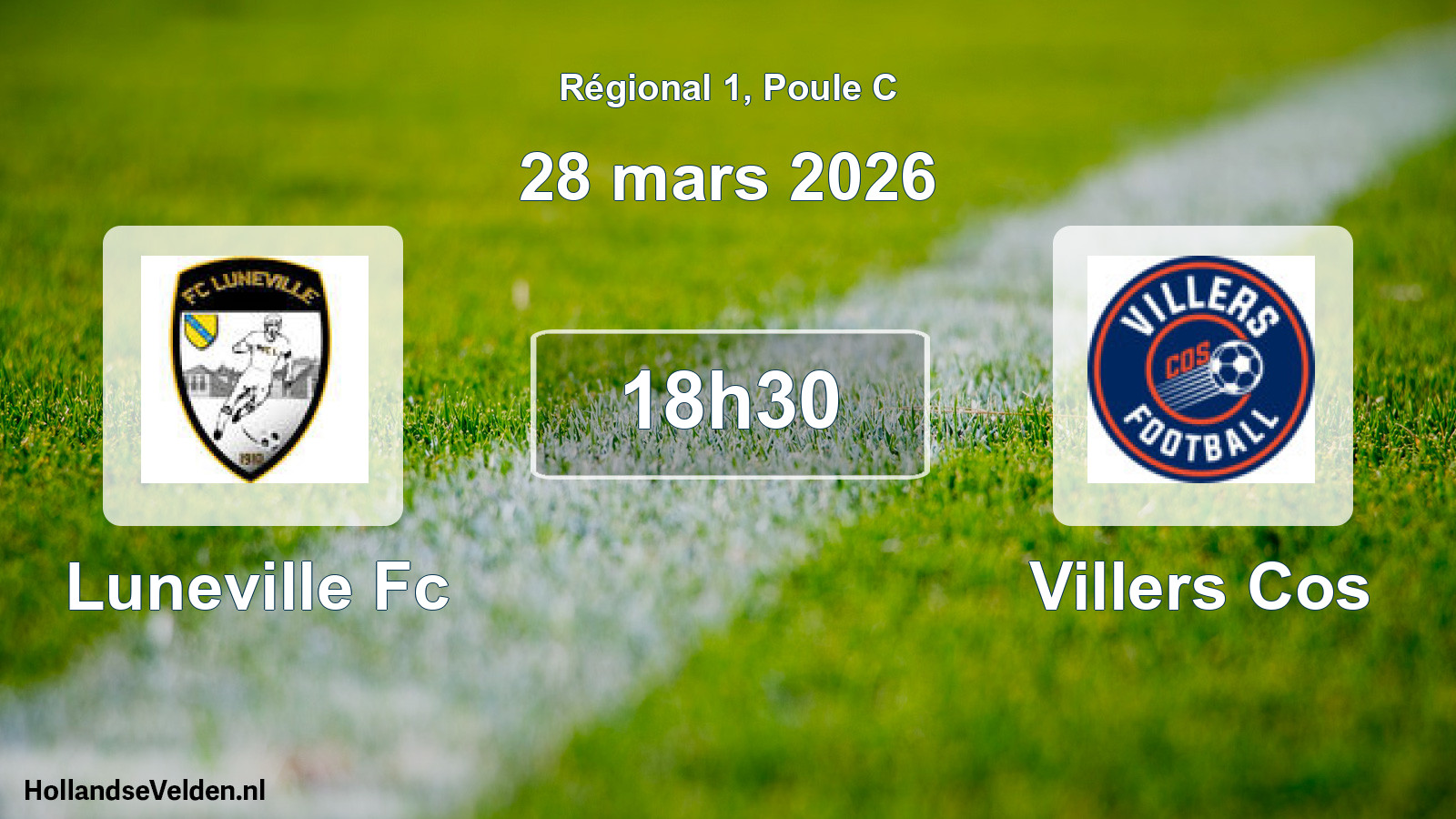 Scheduled Match: Luneville Fc - Villers Cos (28 March 2026)