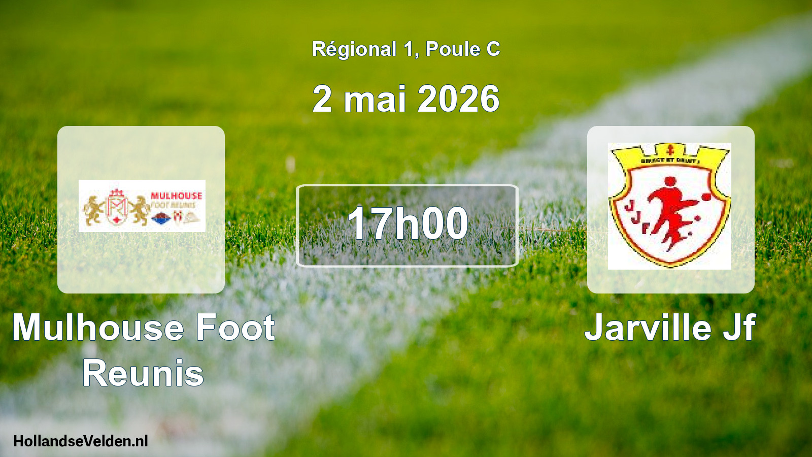 Geplande wedstrijd: Mulhouse Foot Reunis - Jarville Jf (2 mei 2026)