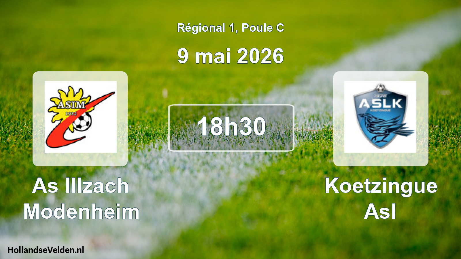 Scheduled Match: As Illzach Modenheim - Koetzingue Asl (9 May 2026)