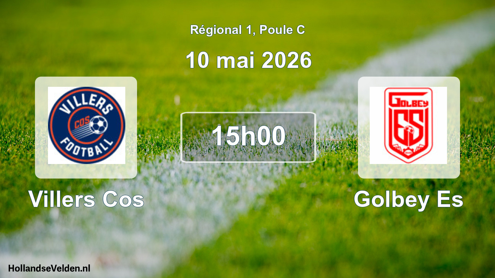Geplande wedstrijd: Villers Cos - Golbey Es (10 mei 2026)