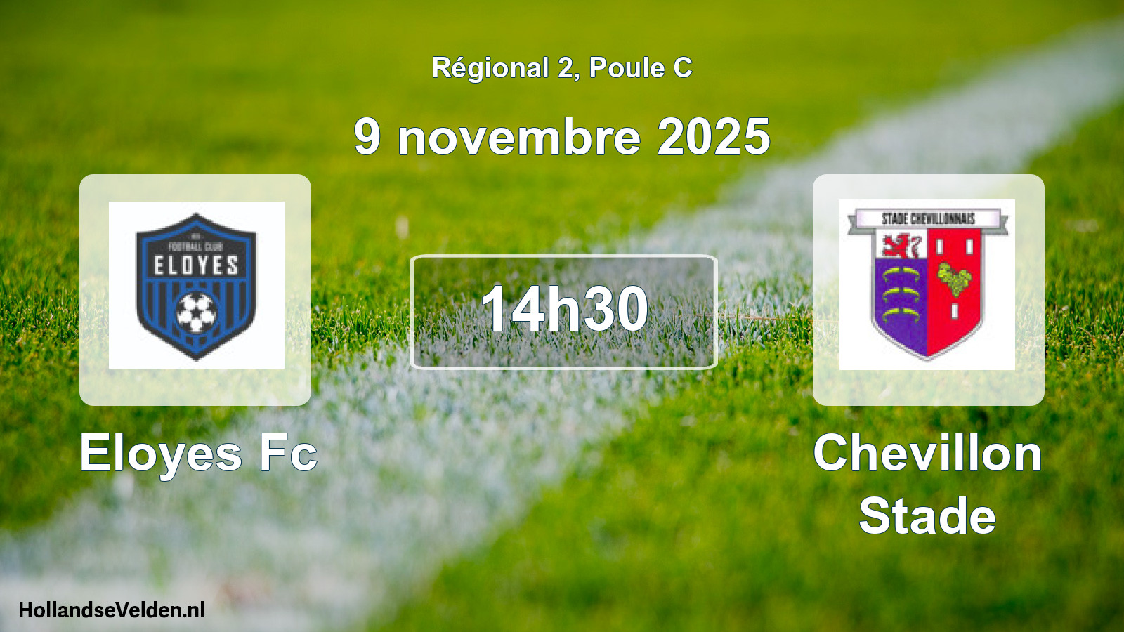 Geplande wedstrijd: Eloyes Fc - Chevillon Stade (9 novembre 2025)