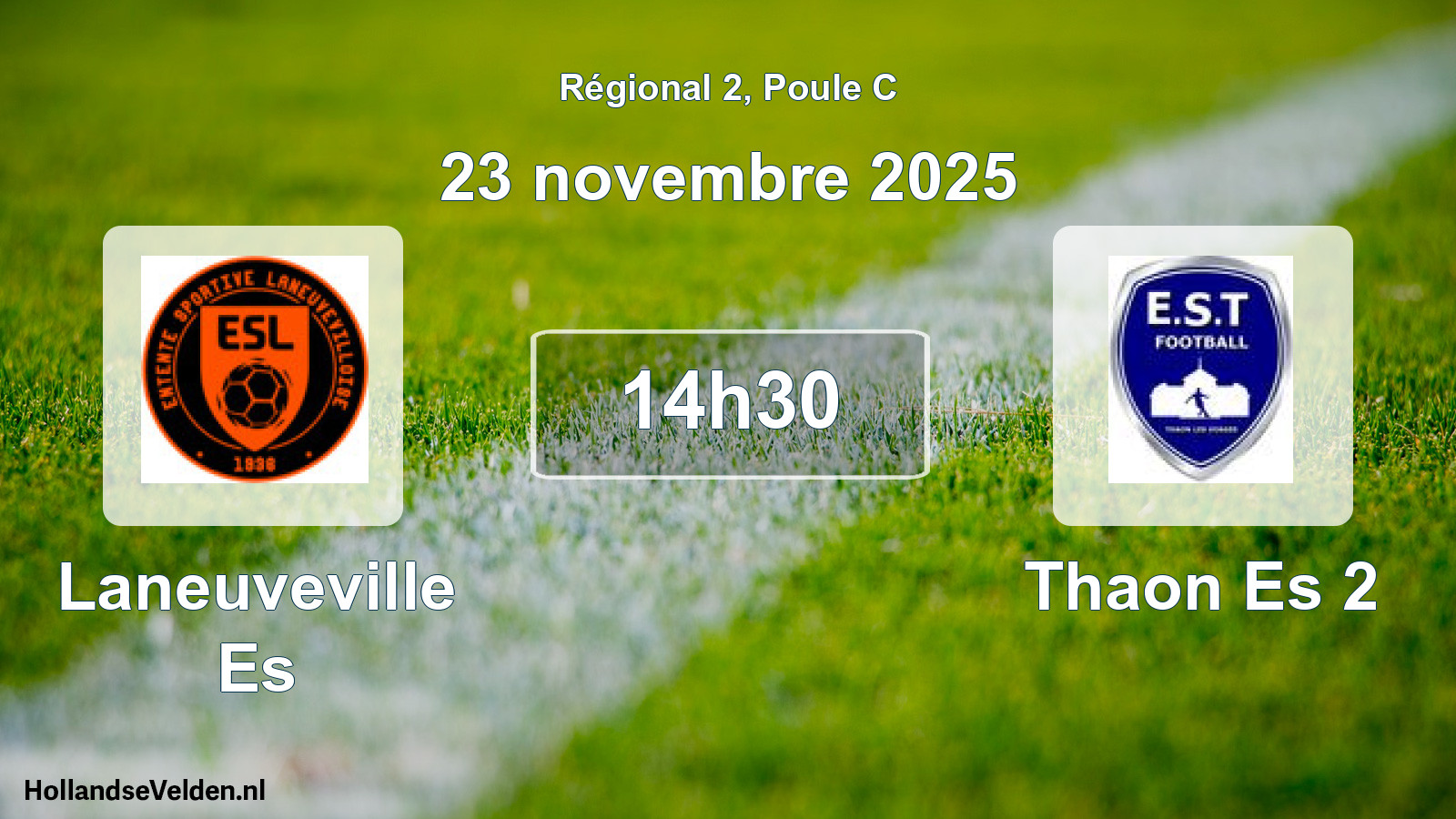 Scheduled Match: Laneuveville Es - Thaon Es 2 (23 November 2025)
