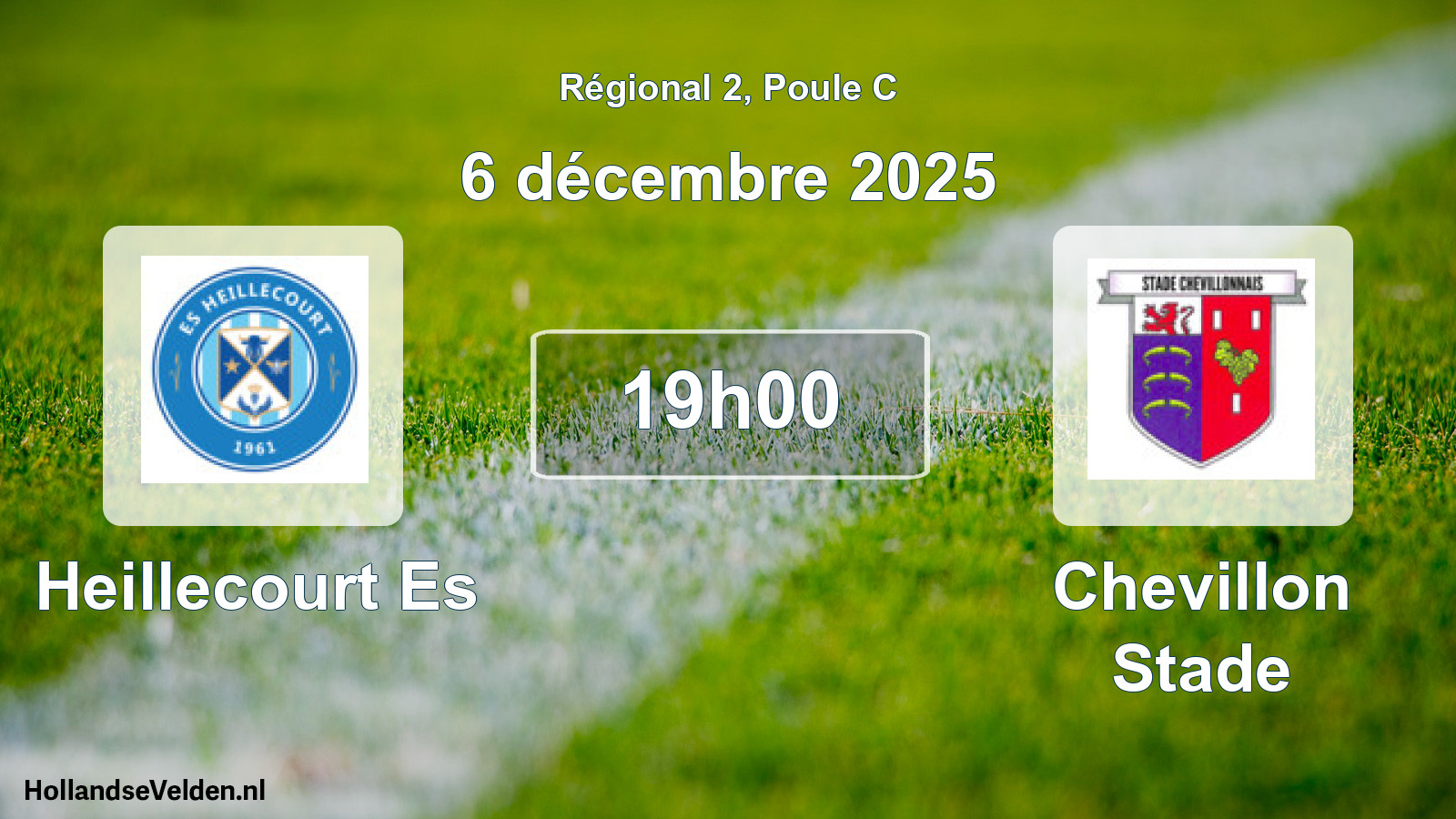 Scheduled Match: Heillecourt Es - Chevillon Stade (6 December 2025)