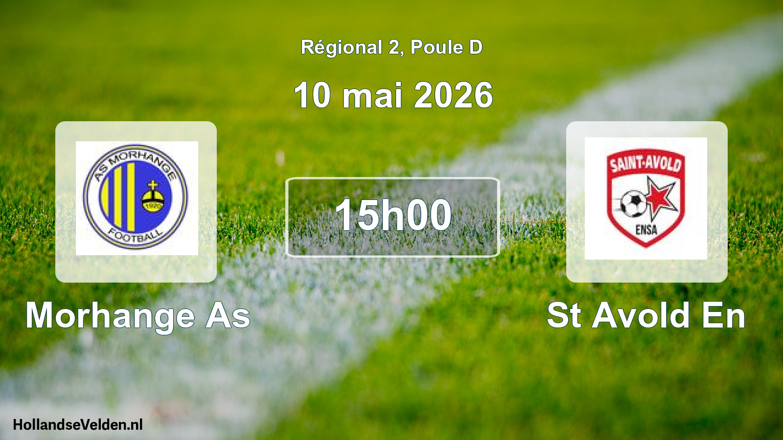Scheduled Match: Morhange As - St Avold En (10 May 2026)