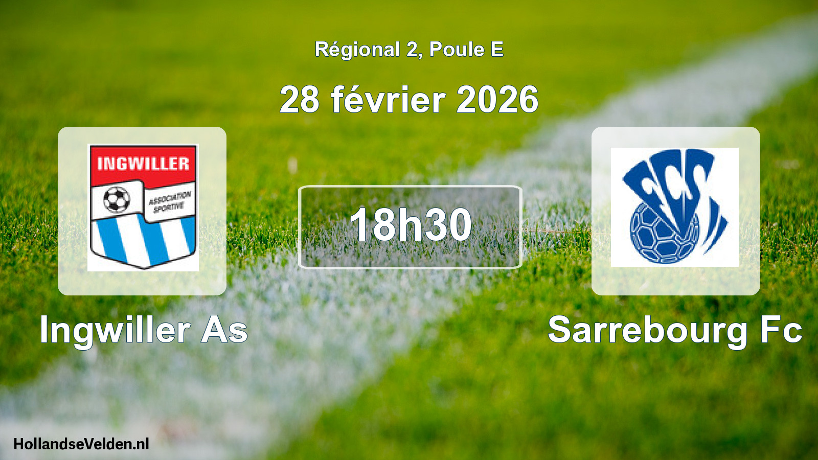 Scheduled Match: Ingwiller As - Sarrebourg Fc (28 February 2026)