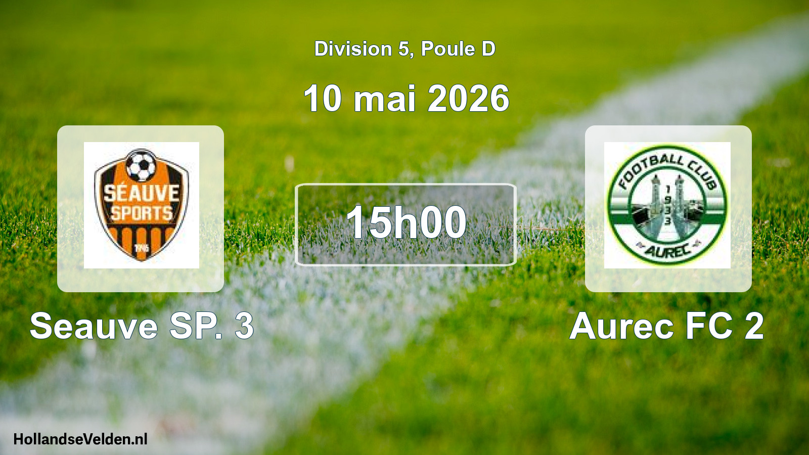 Scheduled Match: Seauve SP. 3 - Aurec FC 2 (10 May 2026)