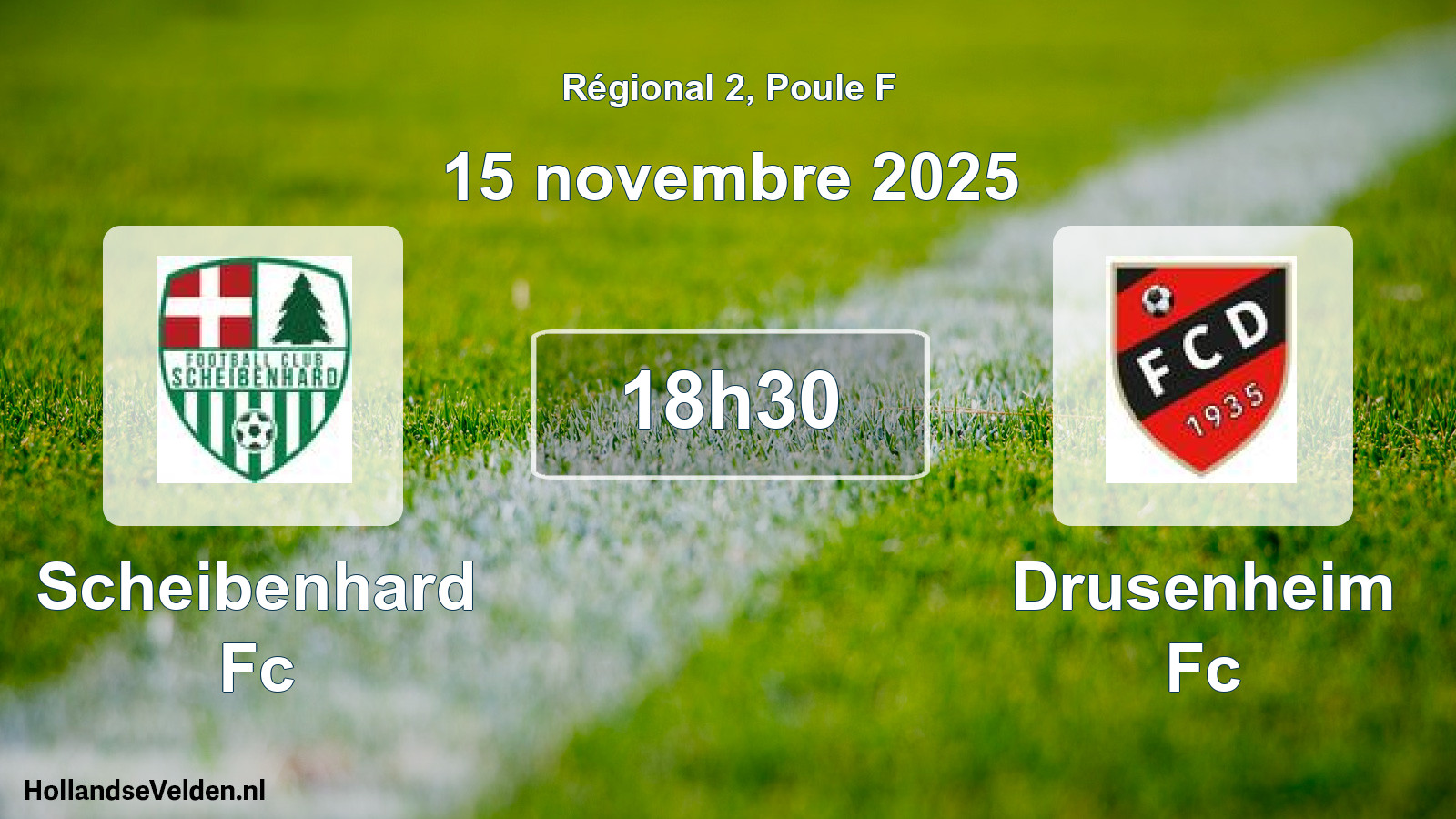 Geplande wedstrijd: Scheibenhard Fc - Drusenheim Fc (15 november 2025)