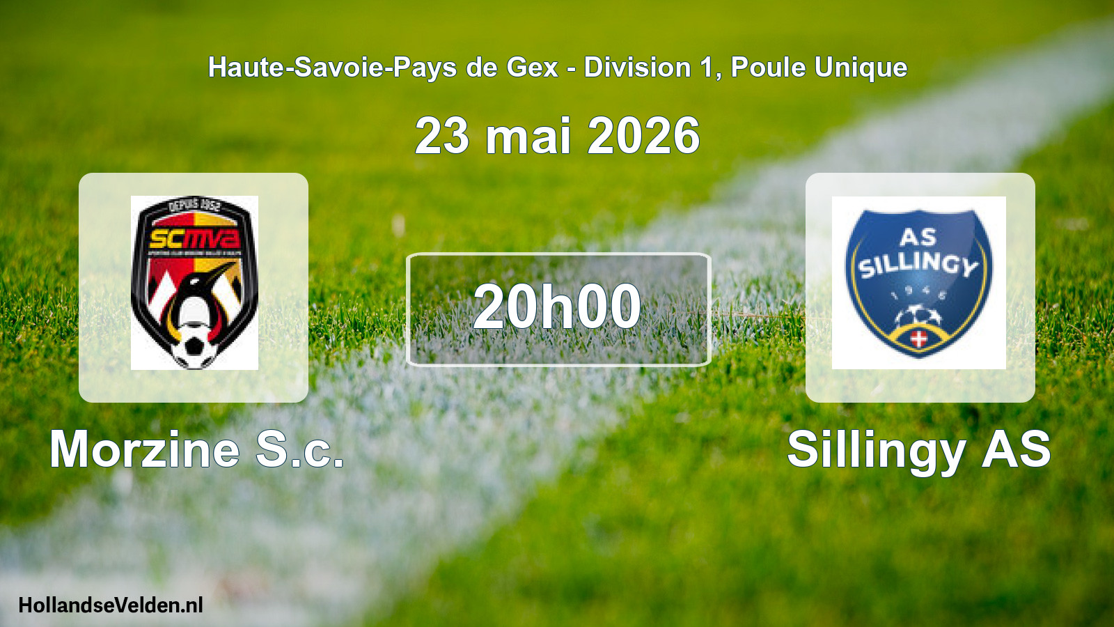 Scheduled Match: Morzine S.c. - Sillingy AS (23 May 2026)