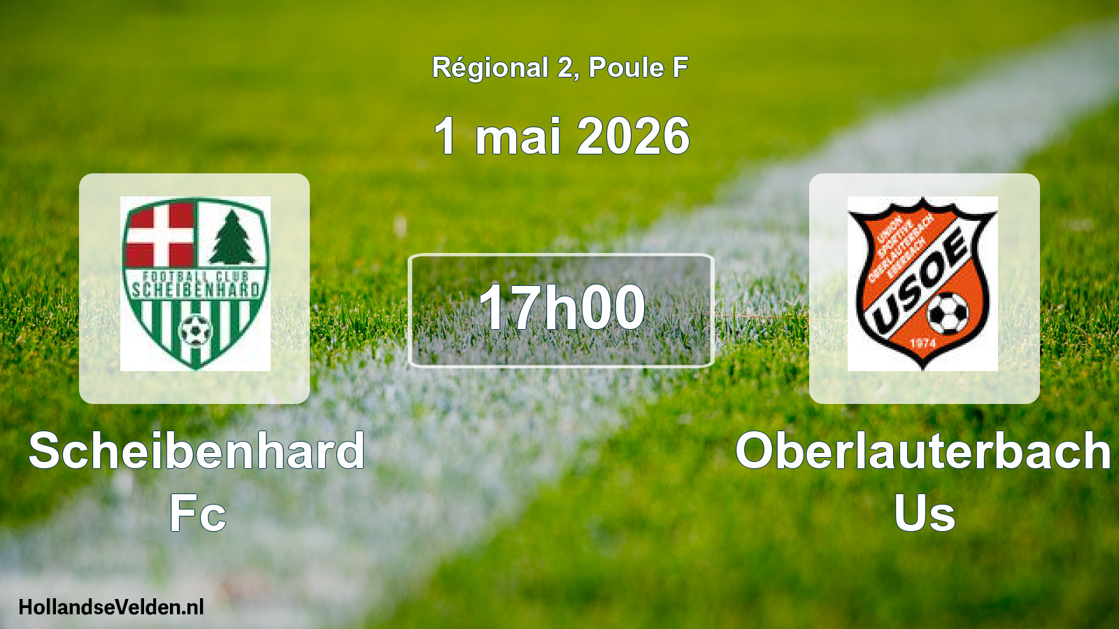 Geplande wedstrijd: Scheibenhard Fc - Oberlauterbach Us (1 mai 2026)