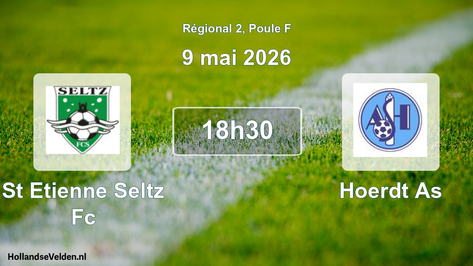 Scheduled Match: St Etienne Seltz Fc - Hoerdt As (9 May 2026)