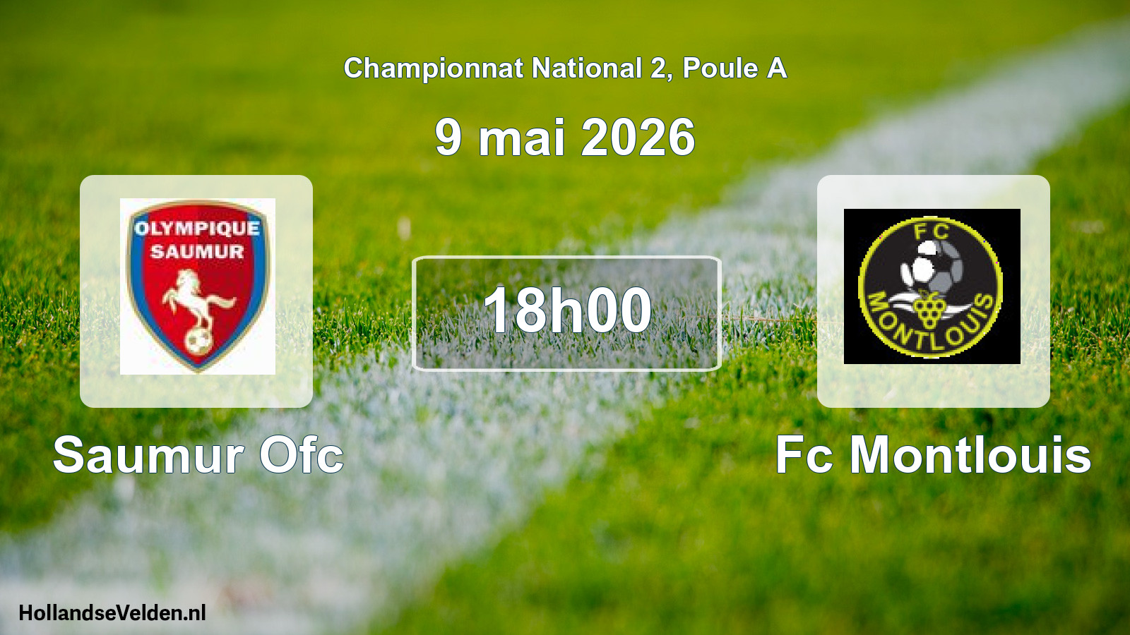 Scheduled Match: Saumur Ofc - Fc Montlouis (9 May 2026)