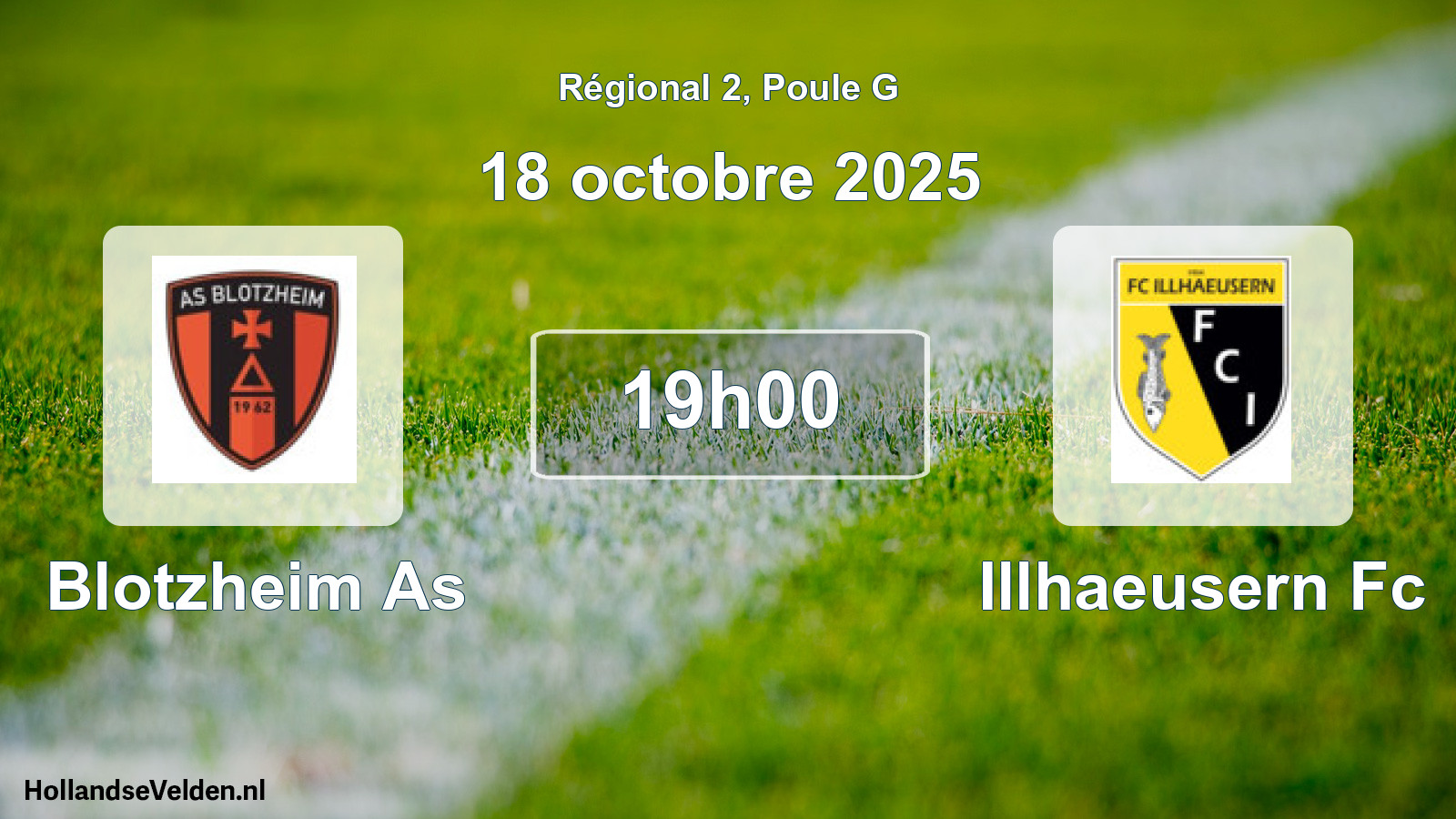 Geplande wedstrijd: Blotzheim As - Illhaeusern Fc (18 octobre 2025)