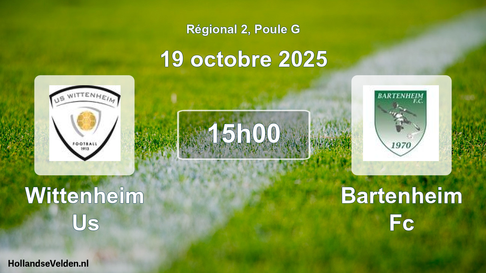 Scheduled Match: Wittenheim Us - Bartenheim Fc (19 October 2025)