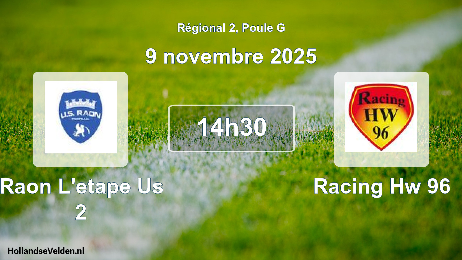 Scheduled Match: Raon L'etape Us 2 - Racing Hw 96 (9 November 2025)