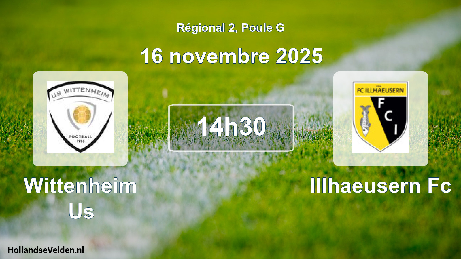 Geplande wedstrijd: Wittenheim Us - Illhaeusern Fc (16 novembre 2025)