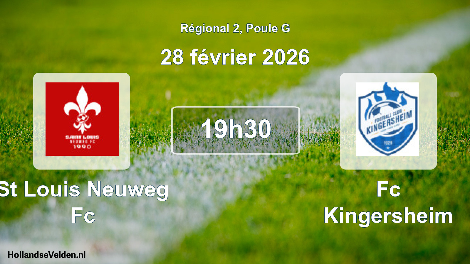 Scheduled Match: St Louis Neuweg Fc - Fc Kingersheim (28 February 2026)