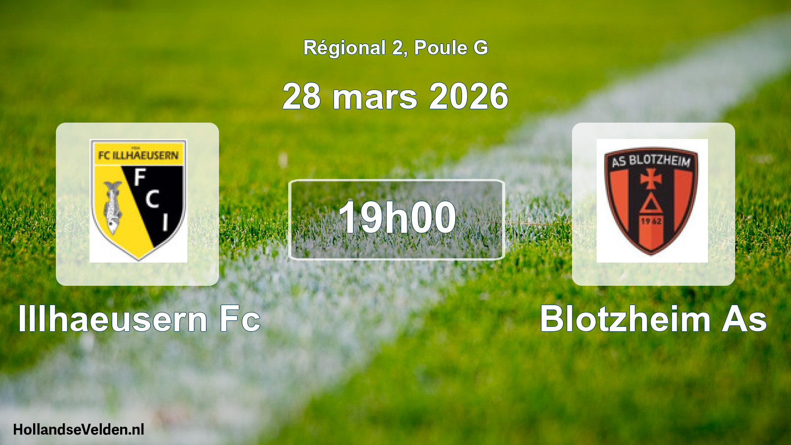Scheduled Match: Illhaeusern Fc - Blotzheim As (28 March 2026)