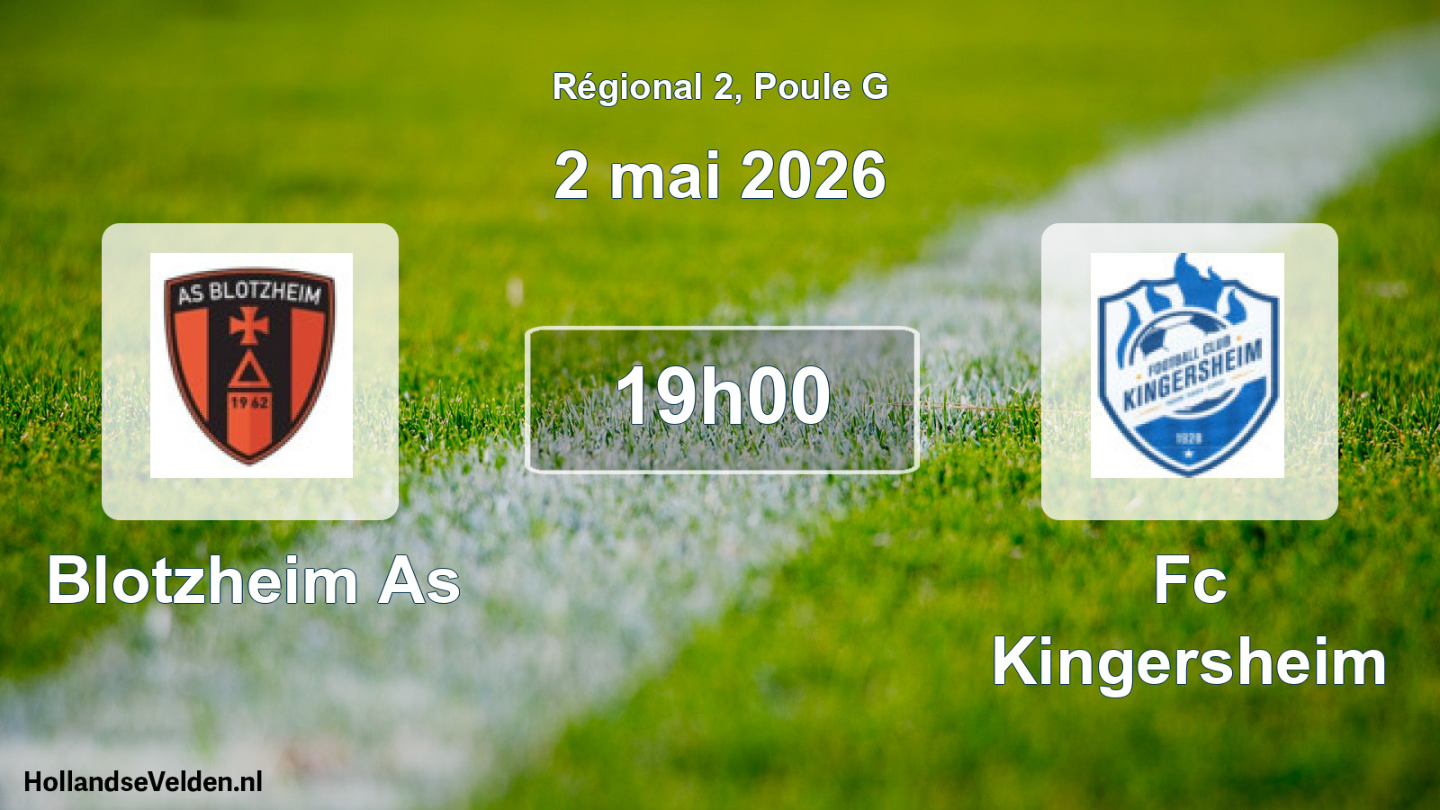 Scheduled Match: Blotzheim As - Fc Kingersheim (2 May 2026)