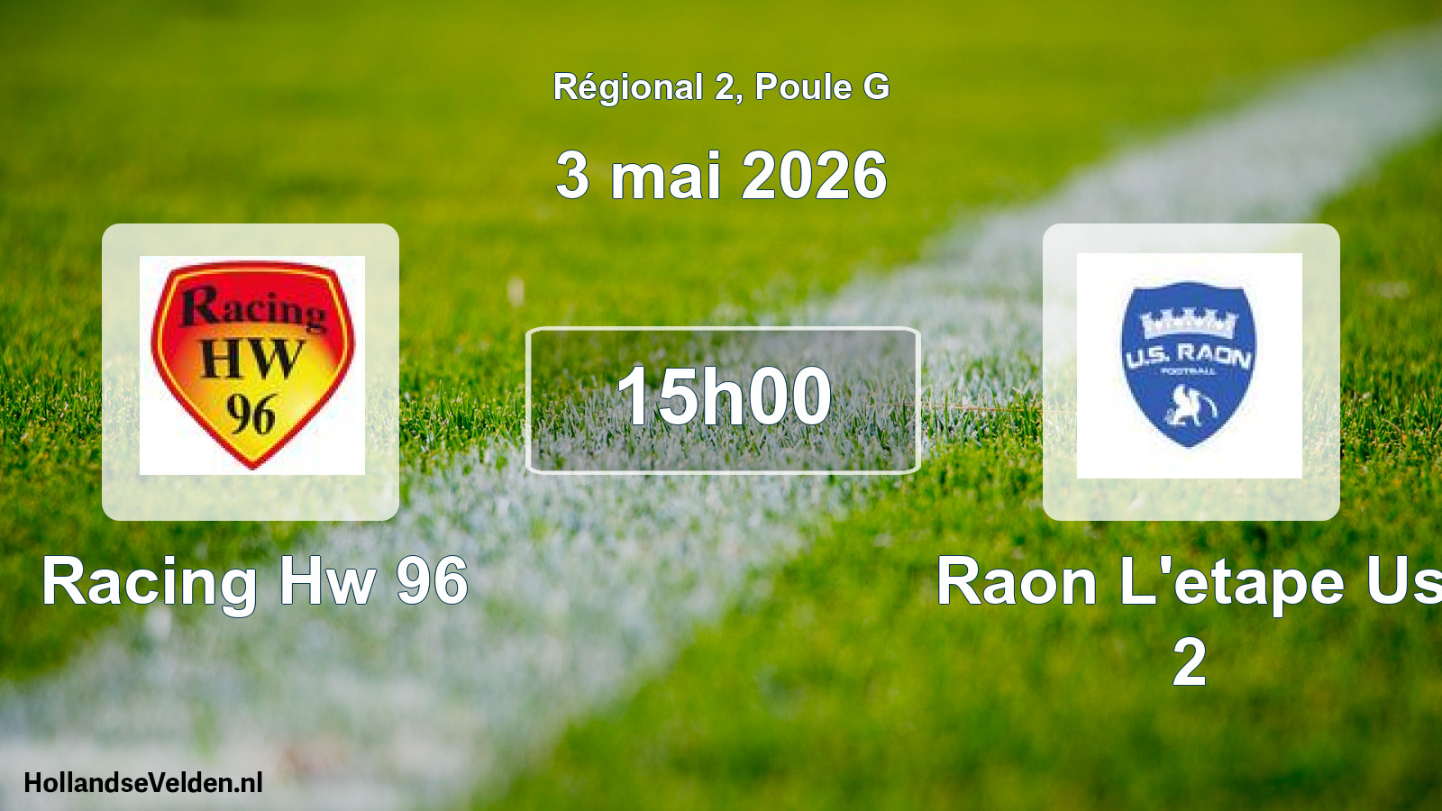 Scheduled Match: Racing Hw 96 - Raon L'etape Us 2 (3 May 2026)