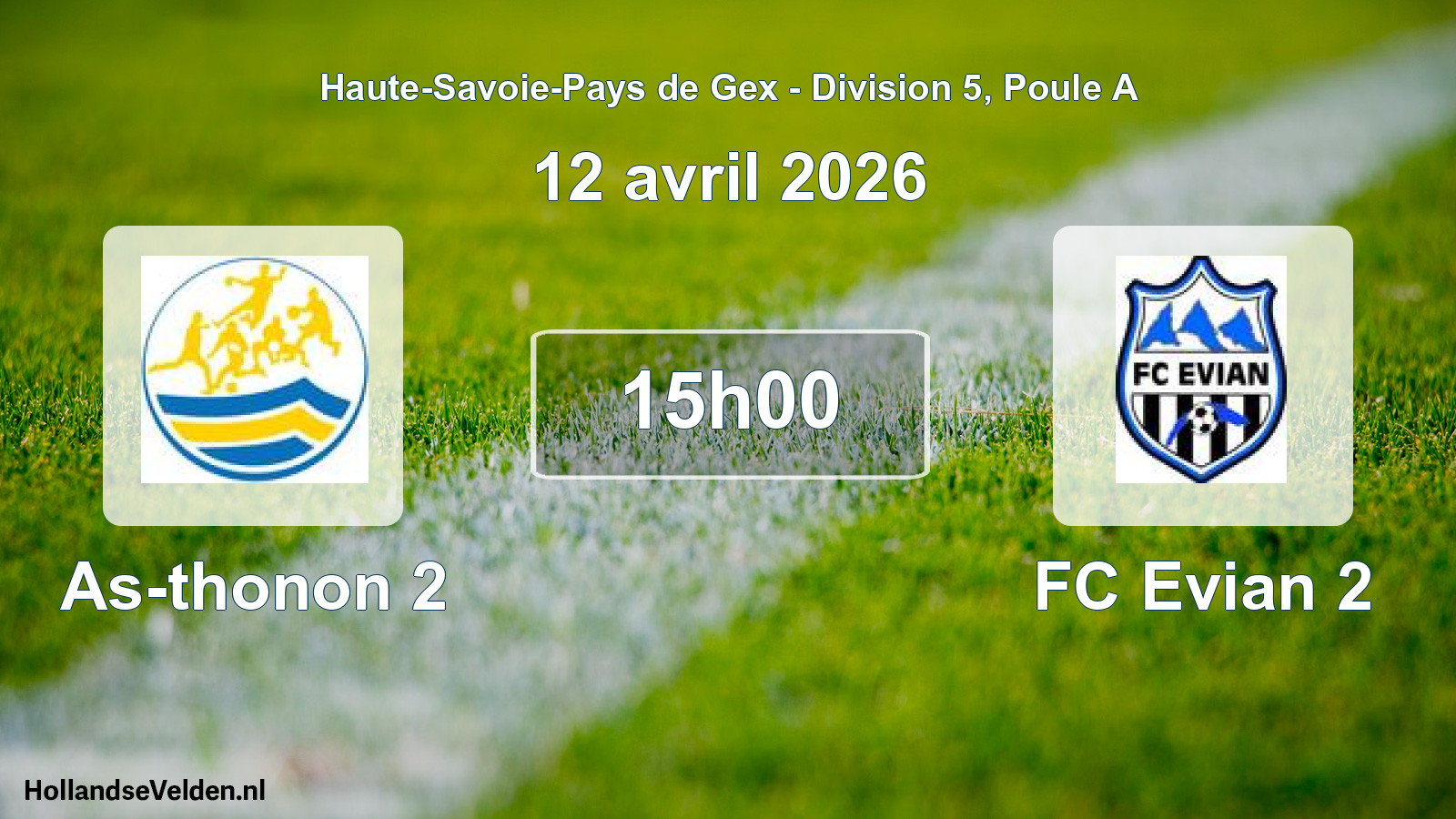 Scheduled Match: As-thonon 2 - FC Evian 2 (12 April 2026)